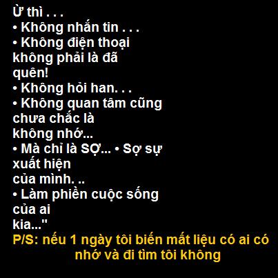 anh buồn