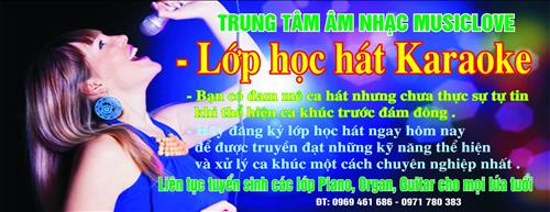 lớp dạy hát karaoke 