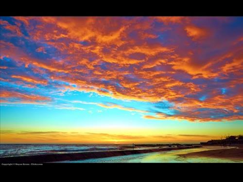 Light of sunrise