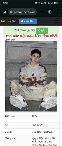 hẹn hò - Trung Nguyễn-Gay -Tuổi:32 - Độc thân-Hải Phòng-Người yêu lâu dài